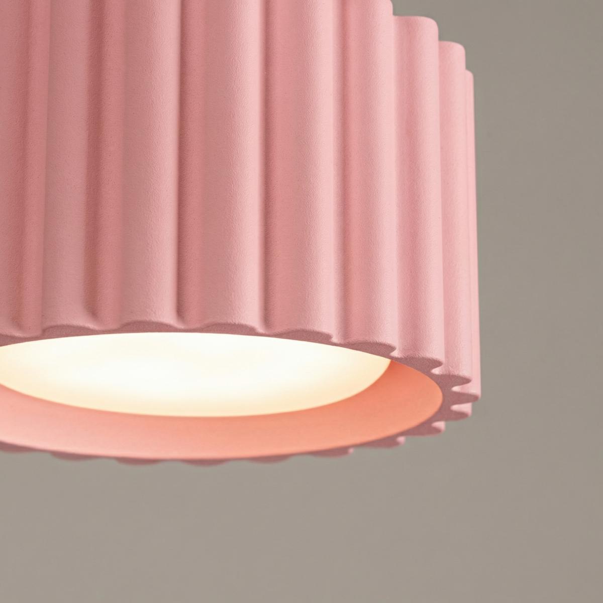 Sollux Plafón AURA 1 rosa Gx53 