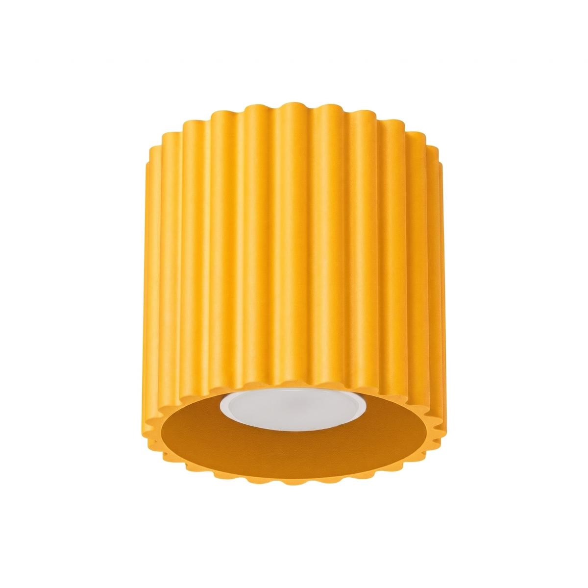 Sollux Plafón AURA 1 amarillo GU10 