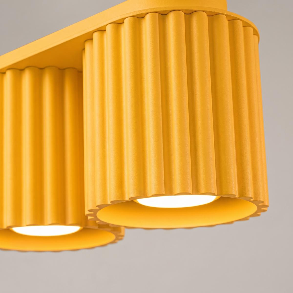 Sollux Plafón AURA 2 amarillo GU10 