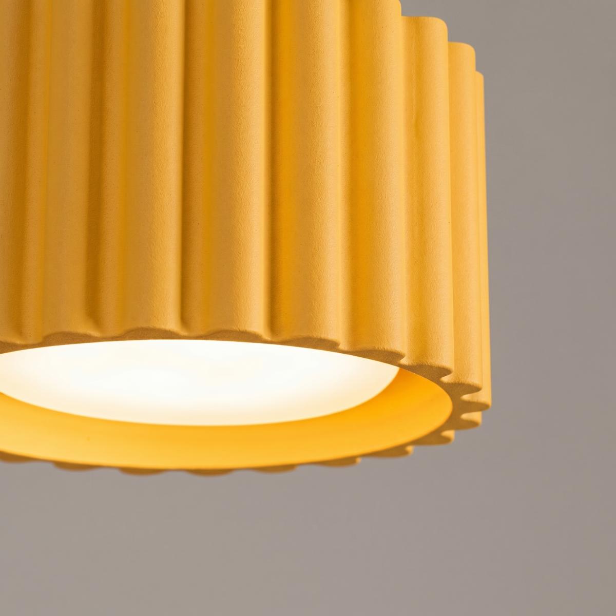 Sollux Plafón AURA 1 amarillo Gx53 