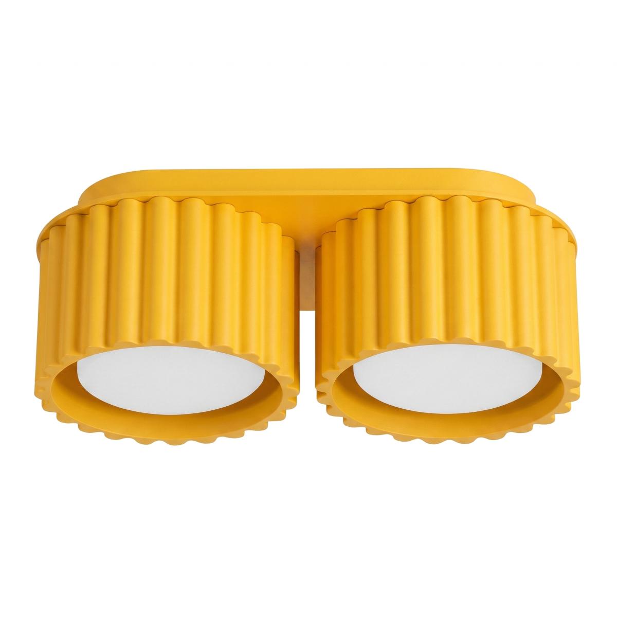 Sollux Plafón AURA 2 amarillo Gx53 