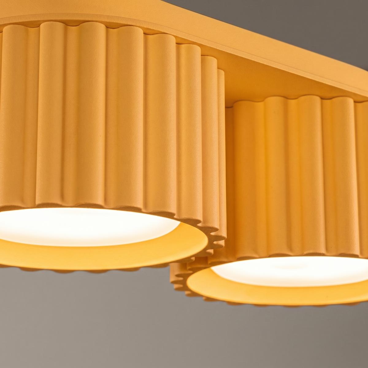 Sollux Plafón AURA 2 amarillo Gx53 