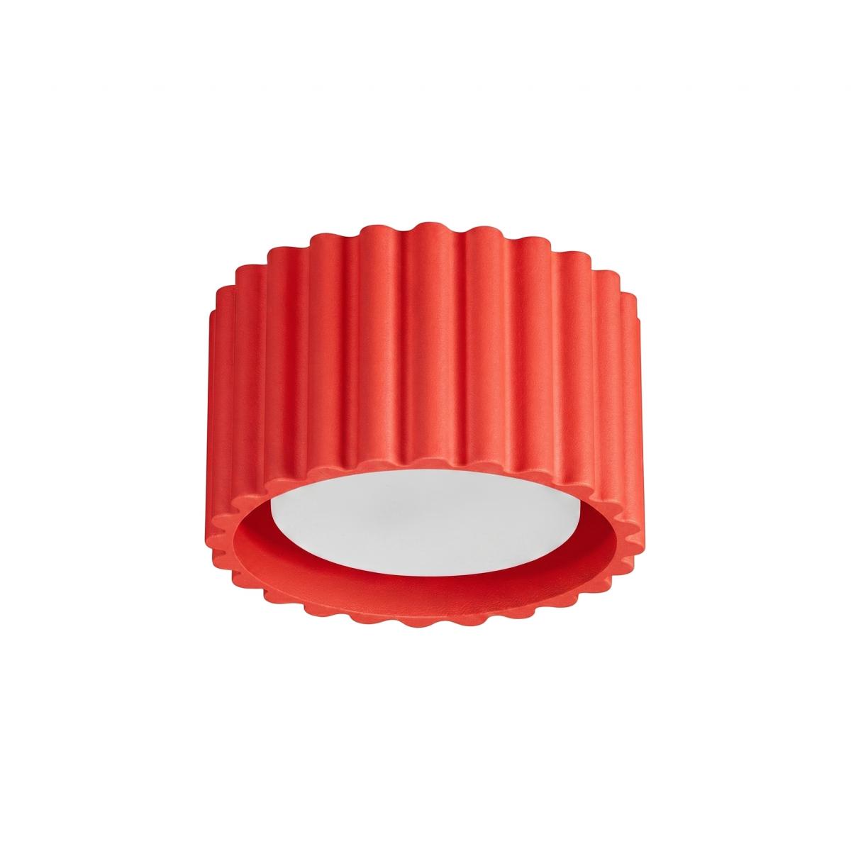 Sollux Plafón AURA 1 rojo Gx53 