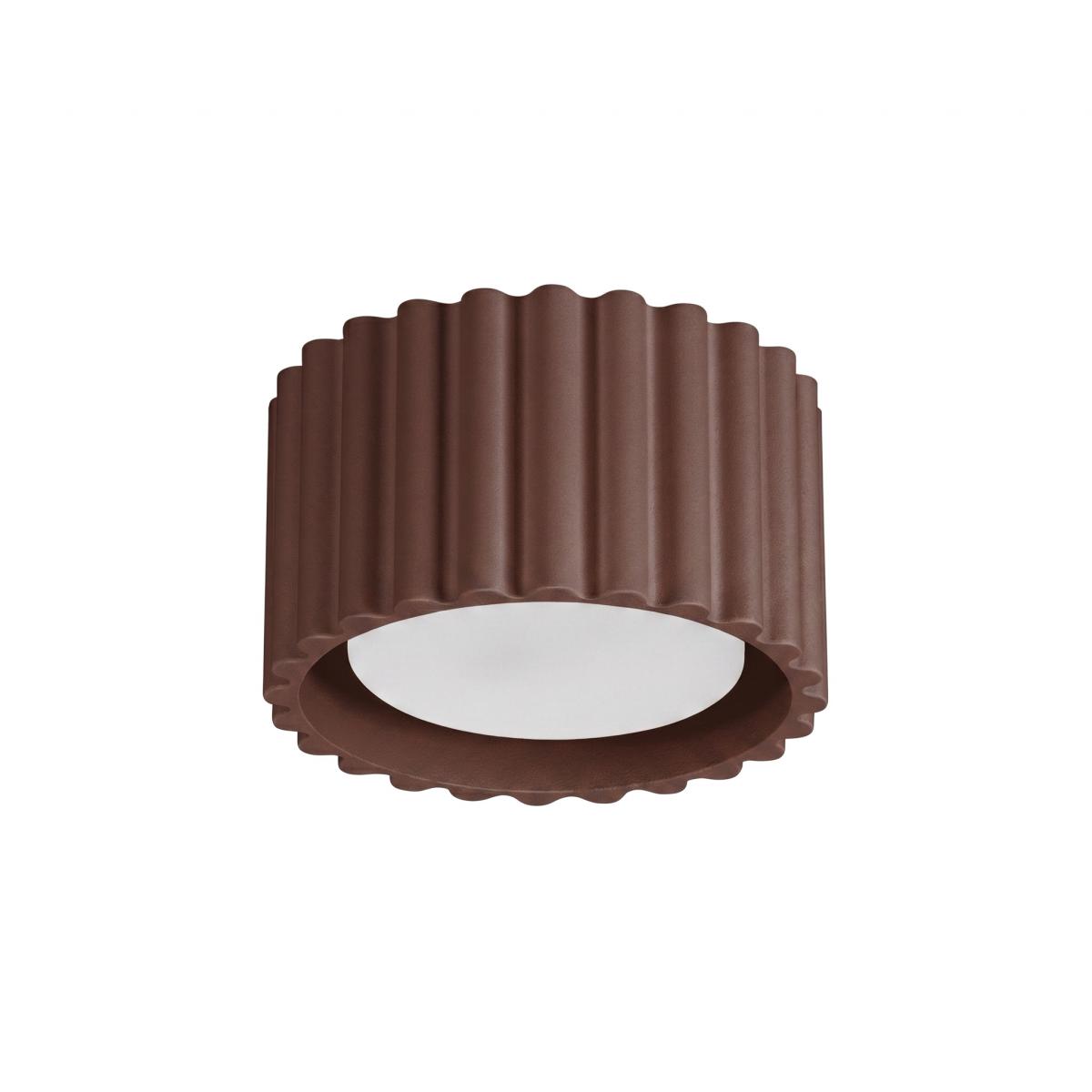 Sollux Plafón AURA 1 marrón Gx53 
