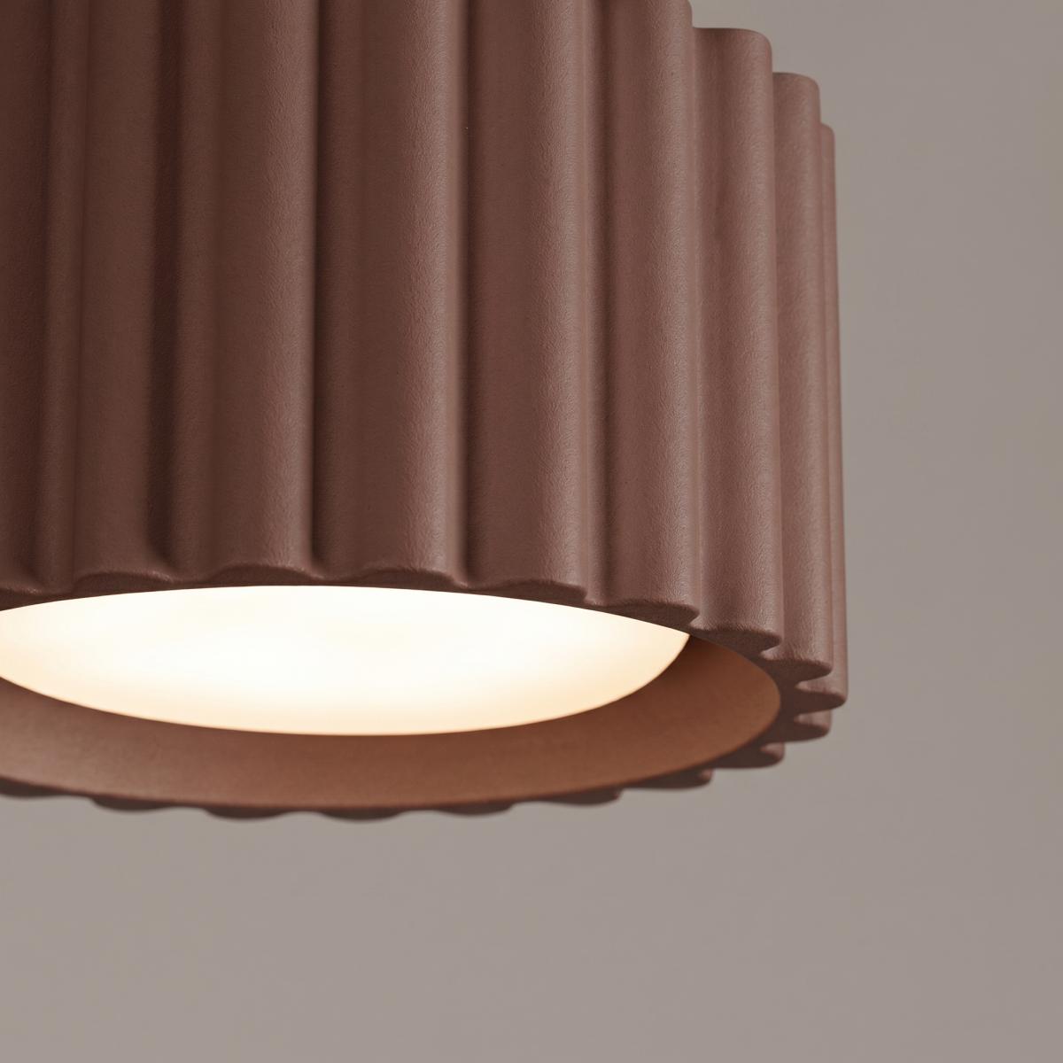 Sollux Plafón AURA 1 marrón Gx53 