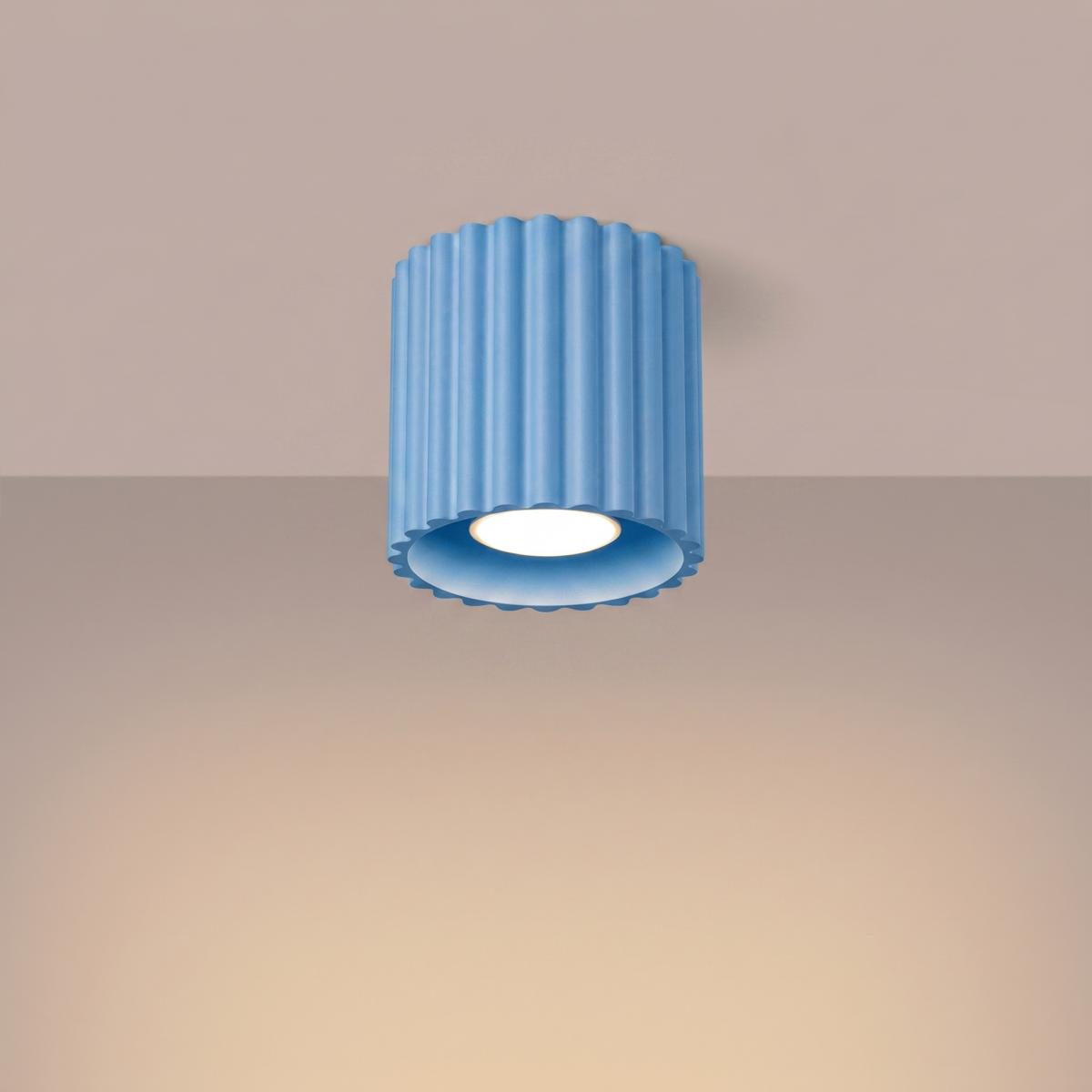 Sollux Plafón AURA 1 azur GU10 