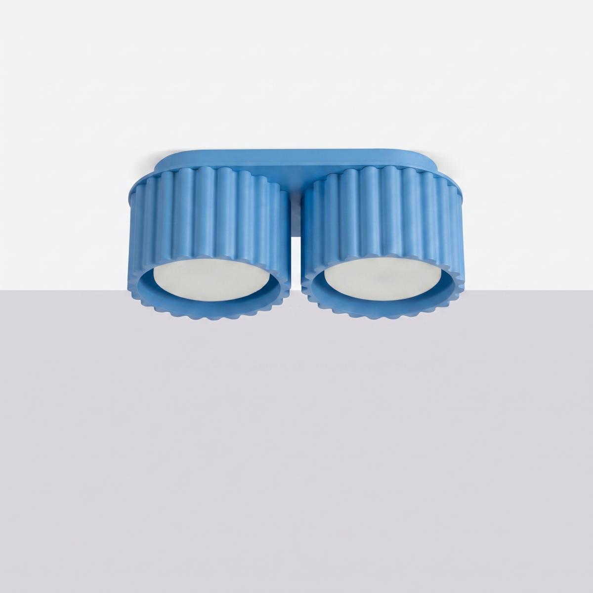 Sollux Plafón AURA 2 azur Gx53 