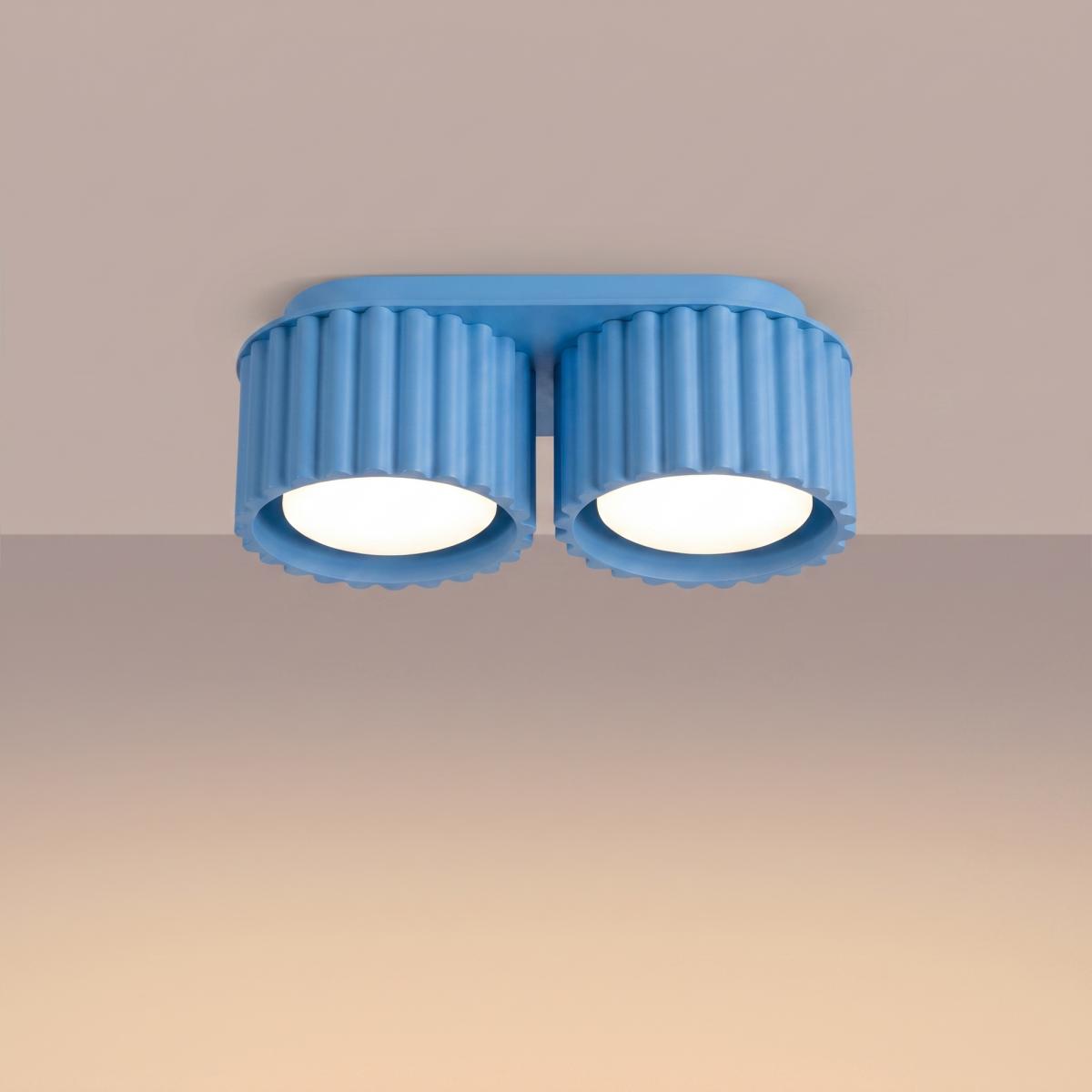 Sollux Plafón AURA 2 azur Gx53 