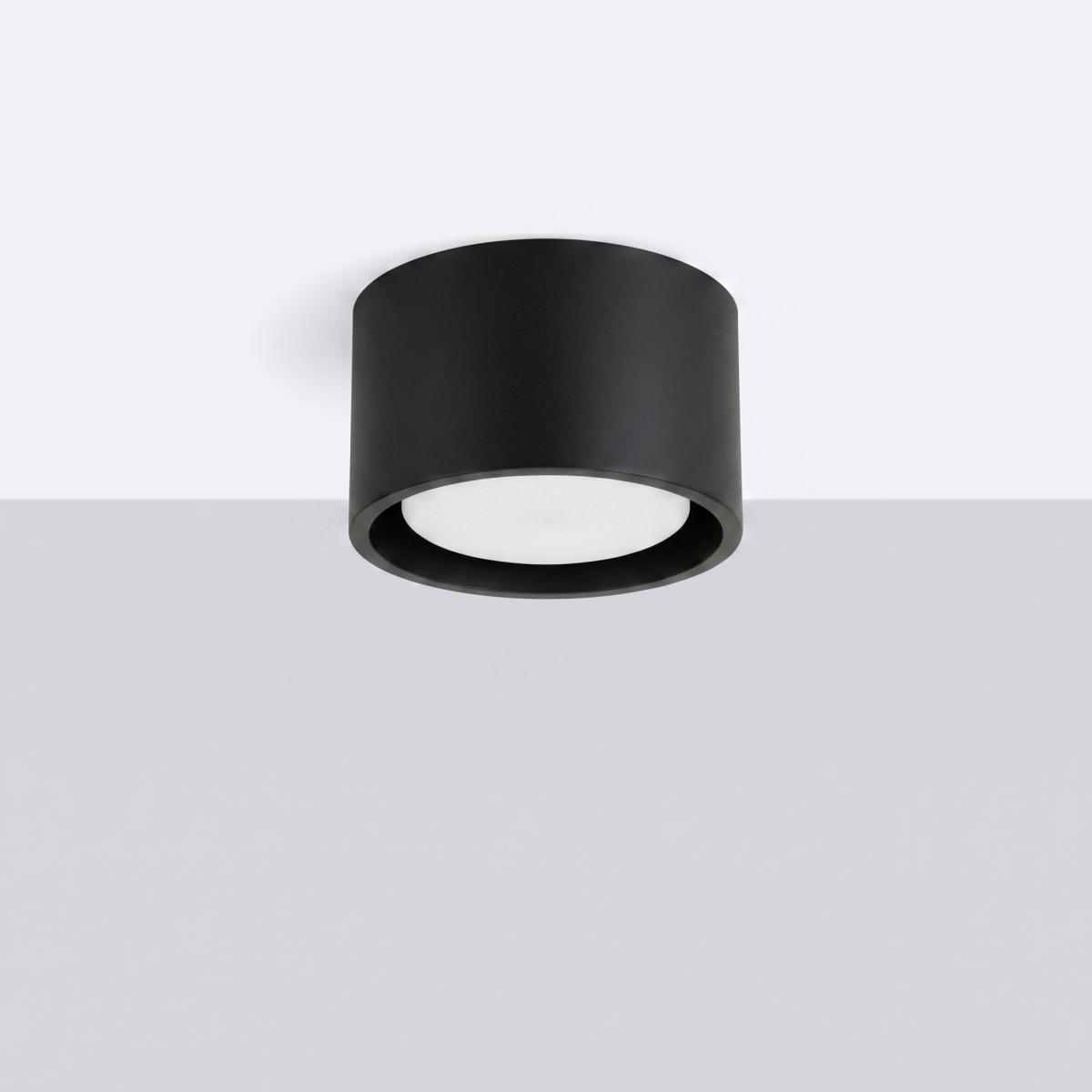 Sollux Plafón MODO 1 negro Gx53 