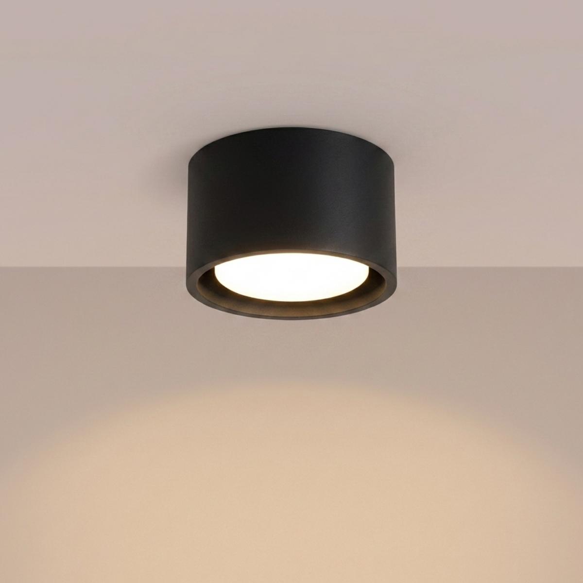 Sollux Plafón MODO 1 negro Gx53 