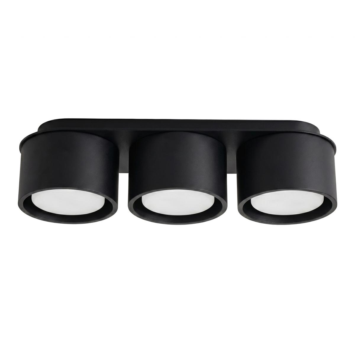 Sollux Plafón MODO 3 negro Gx53 
