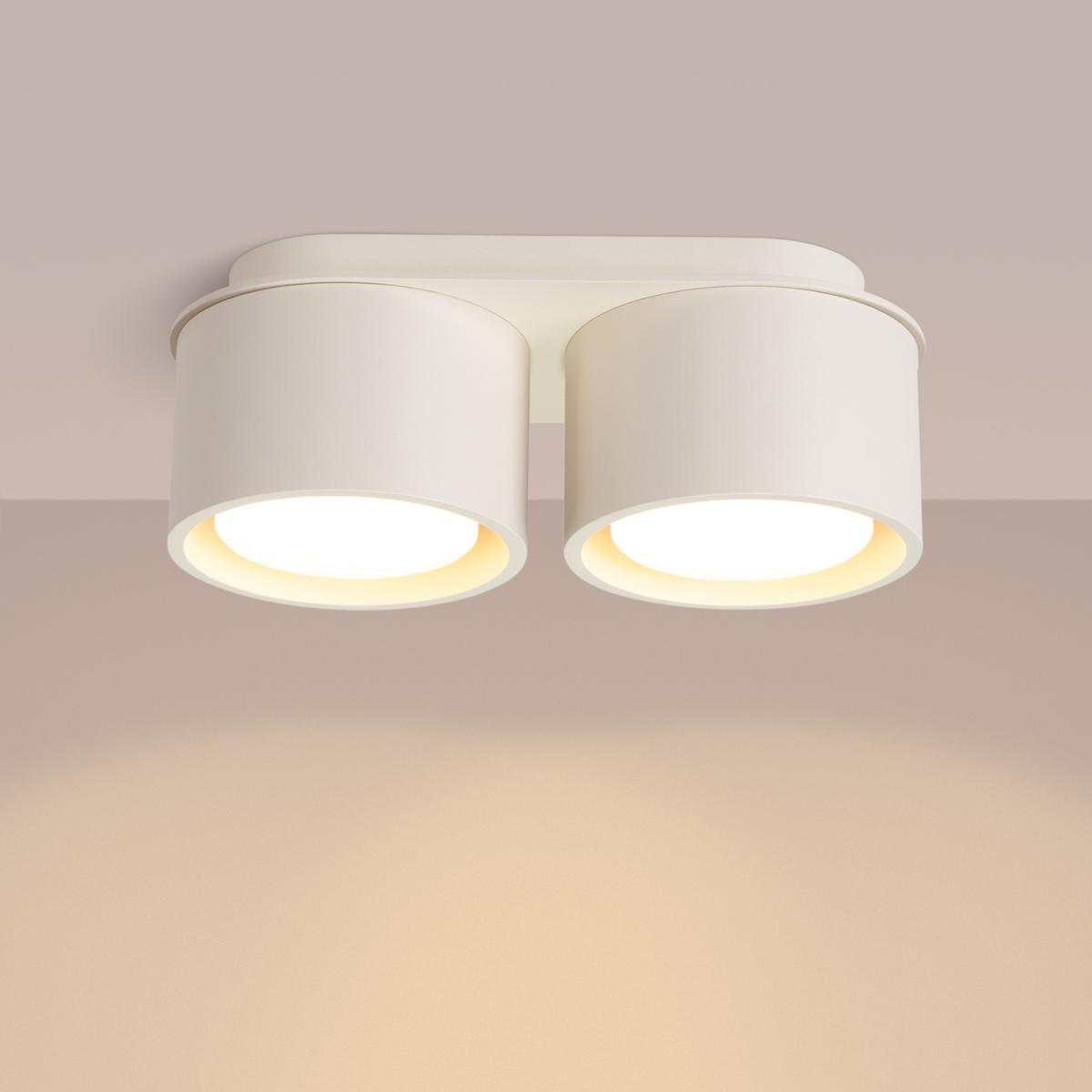 Sollux Plafón MODO 2 beige Gx53 