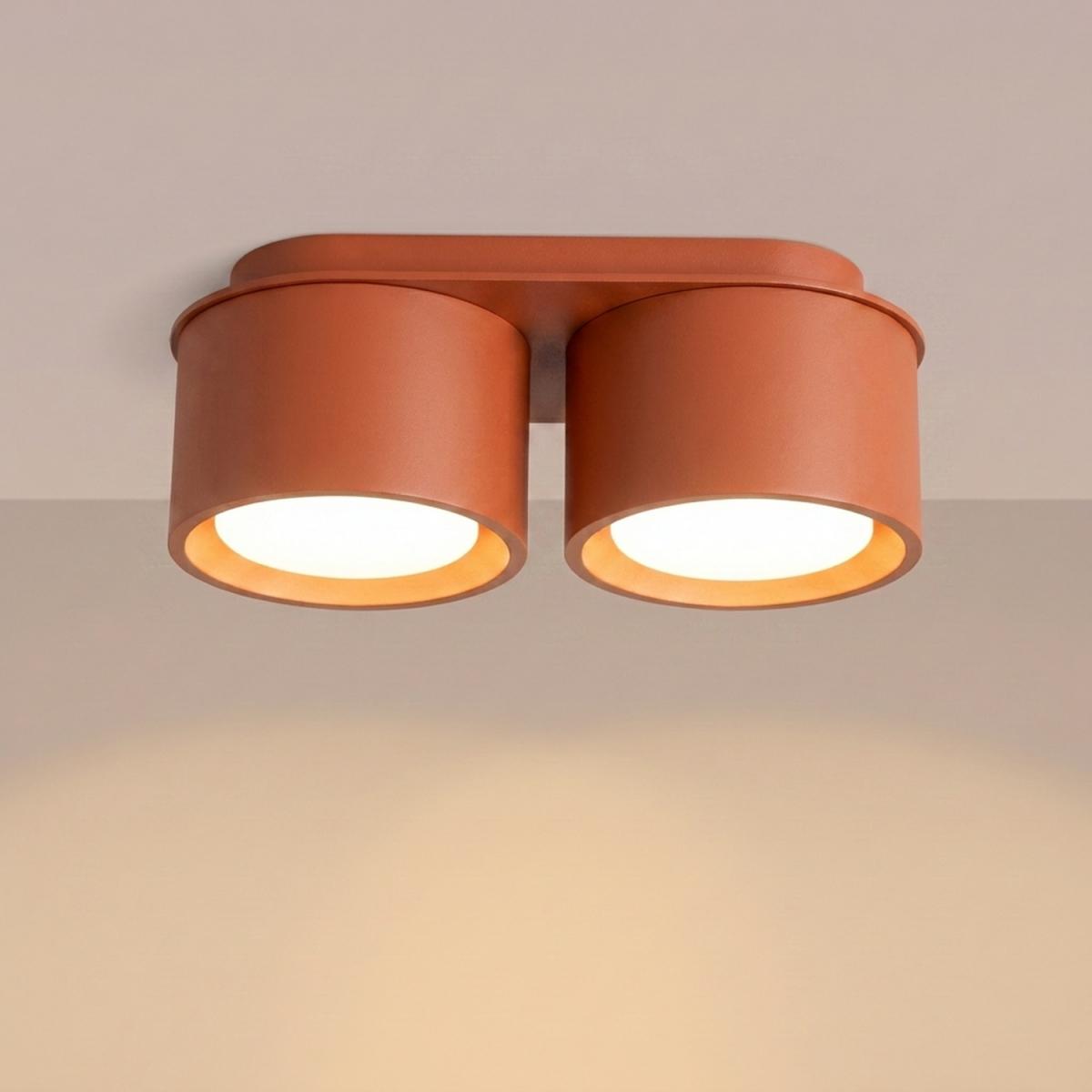 Sollux Plafón MODO 2 ocre rojo Gx53 