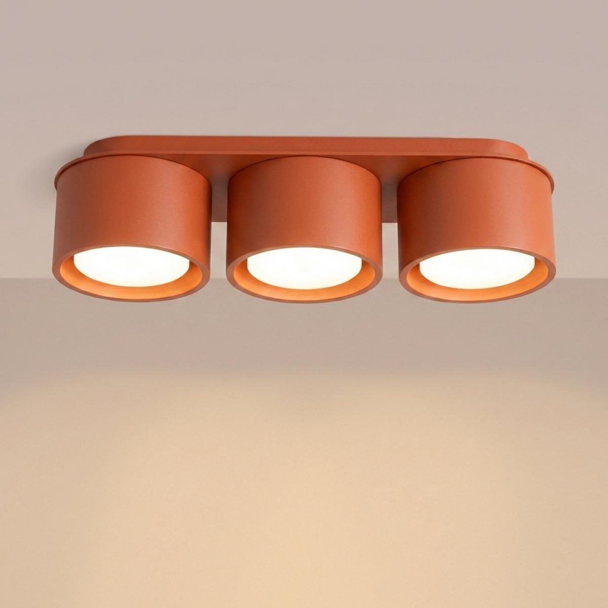 Sollux Plafón MODO 3 ocre rojo Gx53 