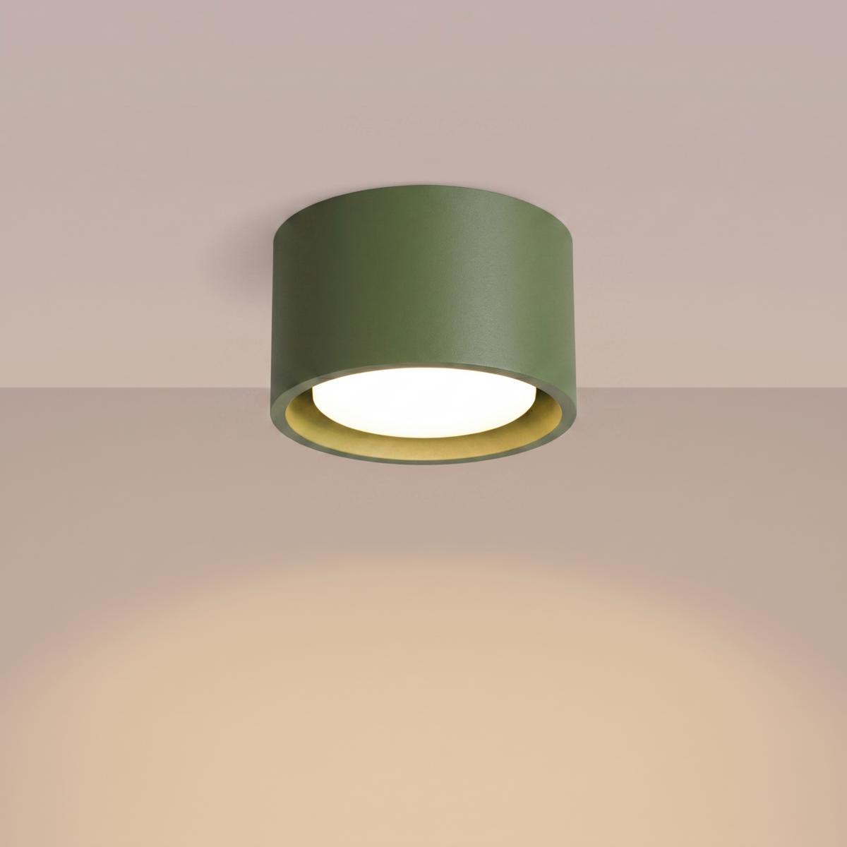 Sollux Plafón MODO 1 verde oliva Gx53 