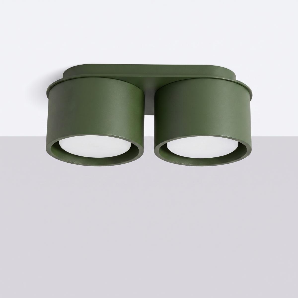 Sollux Plafón MODO 2 verde oliva Gx53 