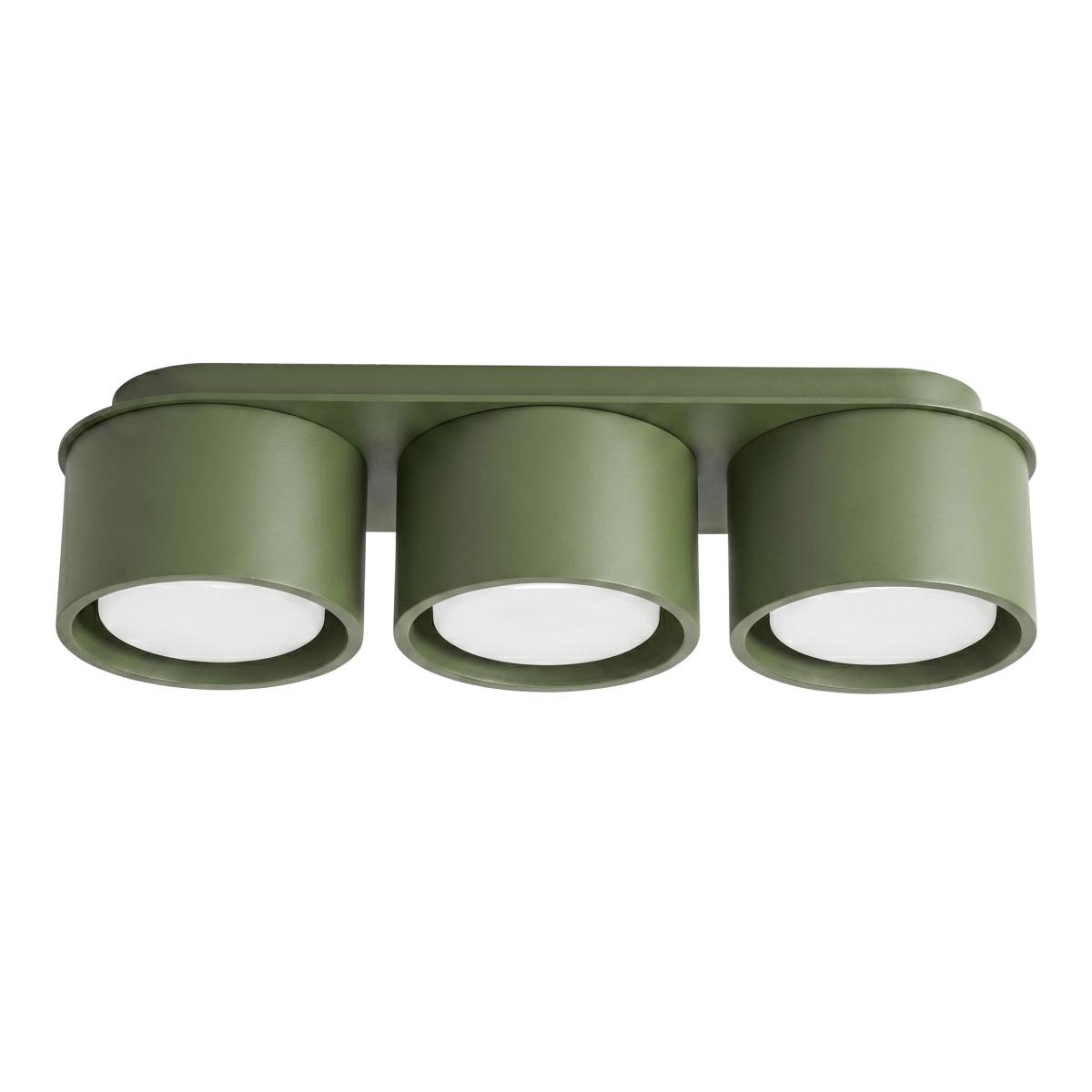 Sollux Plafón MODO 3 verde oliva Gx53 