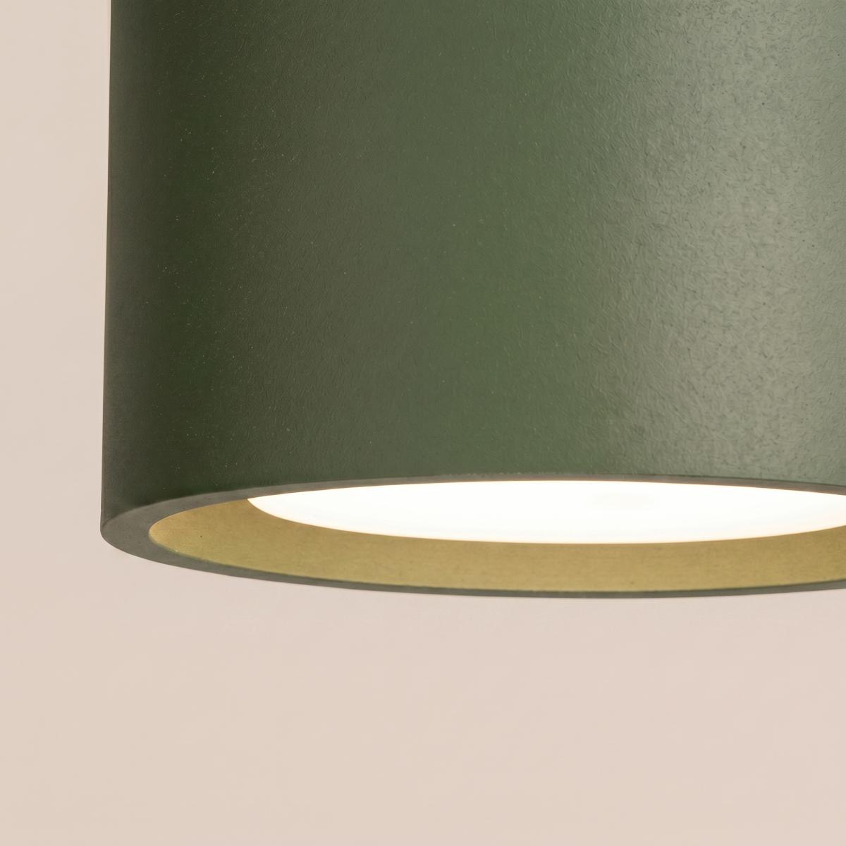Sollux Plafón MODO 3 verde oliva Gx53 