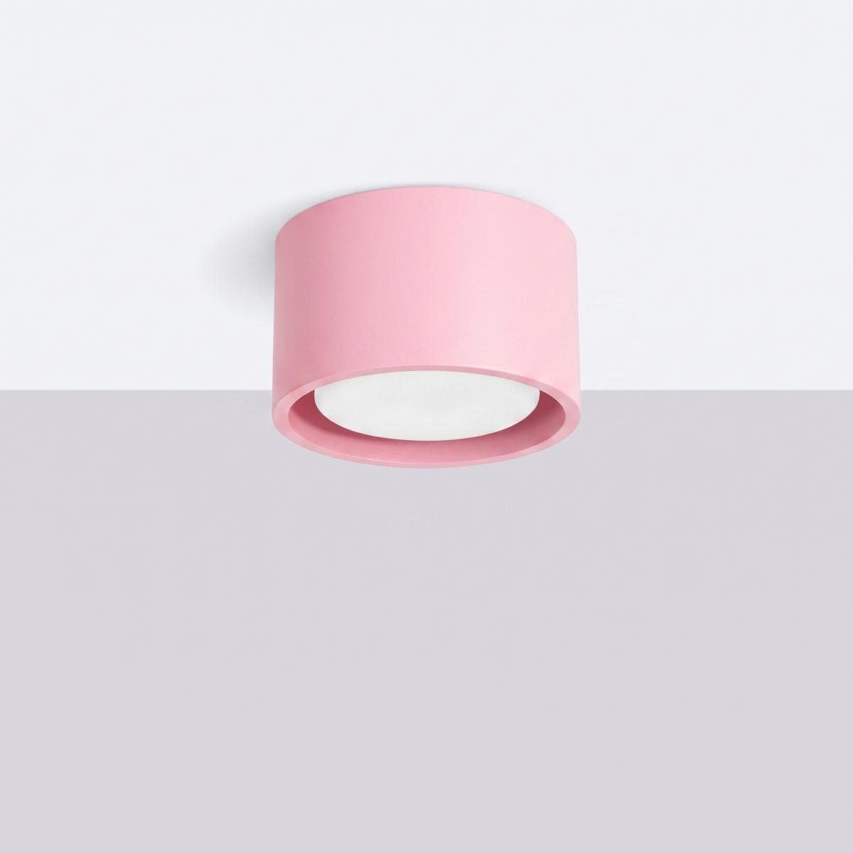 Sollux Plafón MODO 1 rosa Gx53 
