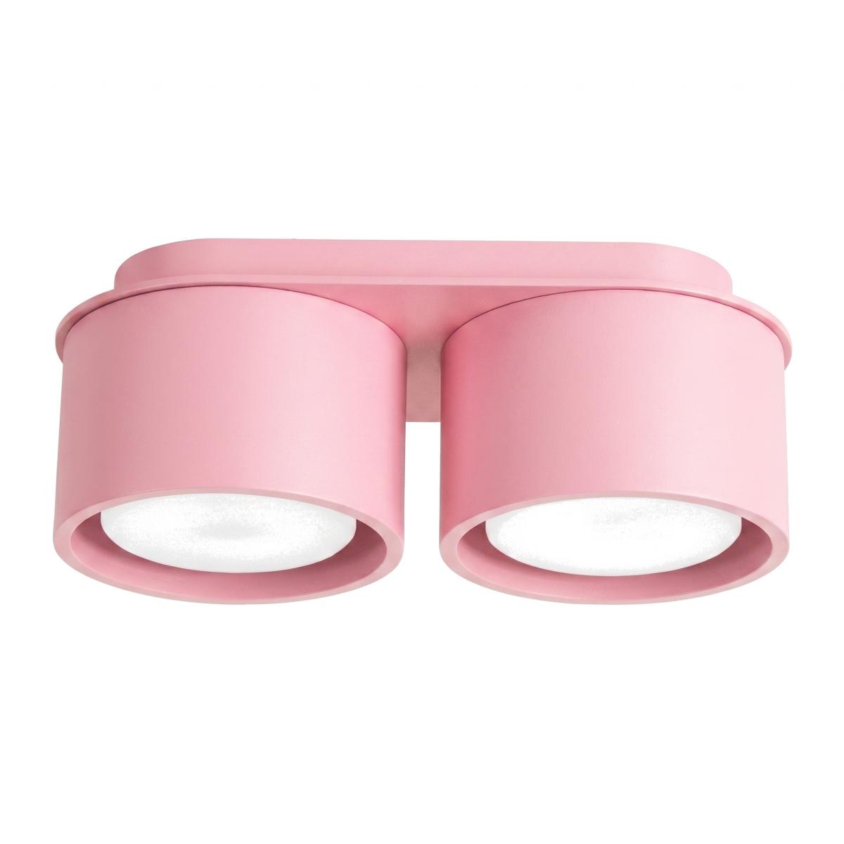 Sollux Plafón MODO 2 rosa Gx53 