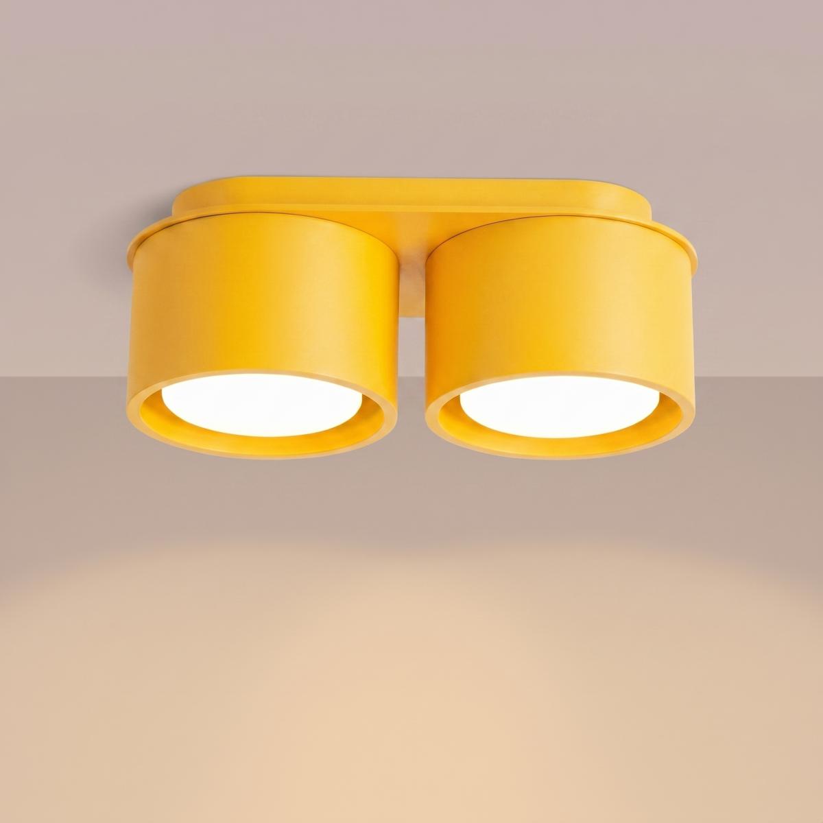 Sollux Plafón MODO 2 amarillo Gx53 