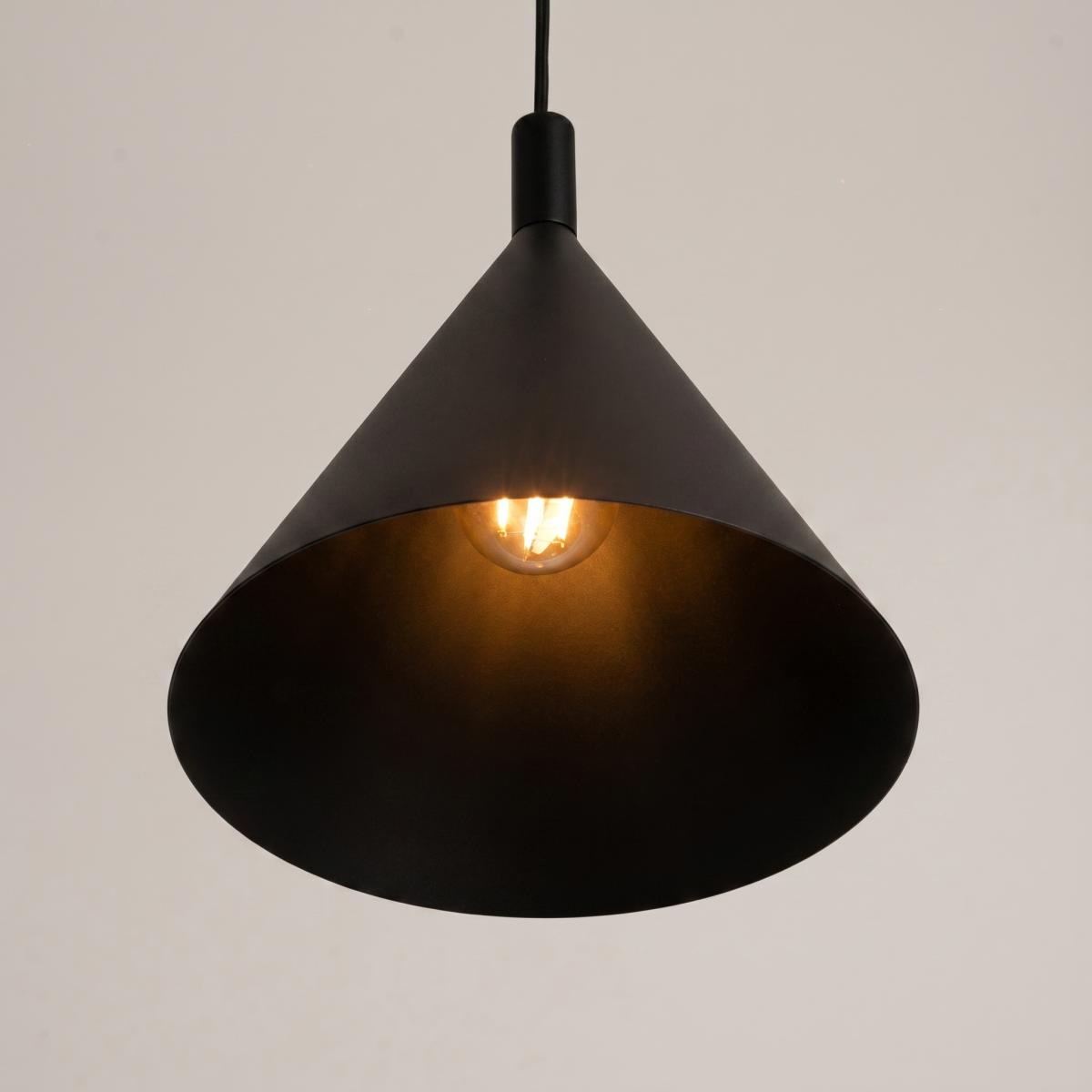 Sollux Lámpara colgante NOX 25 negro 