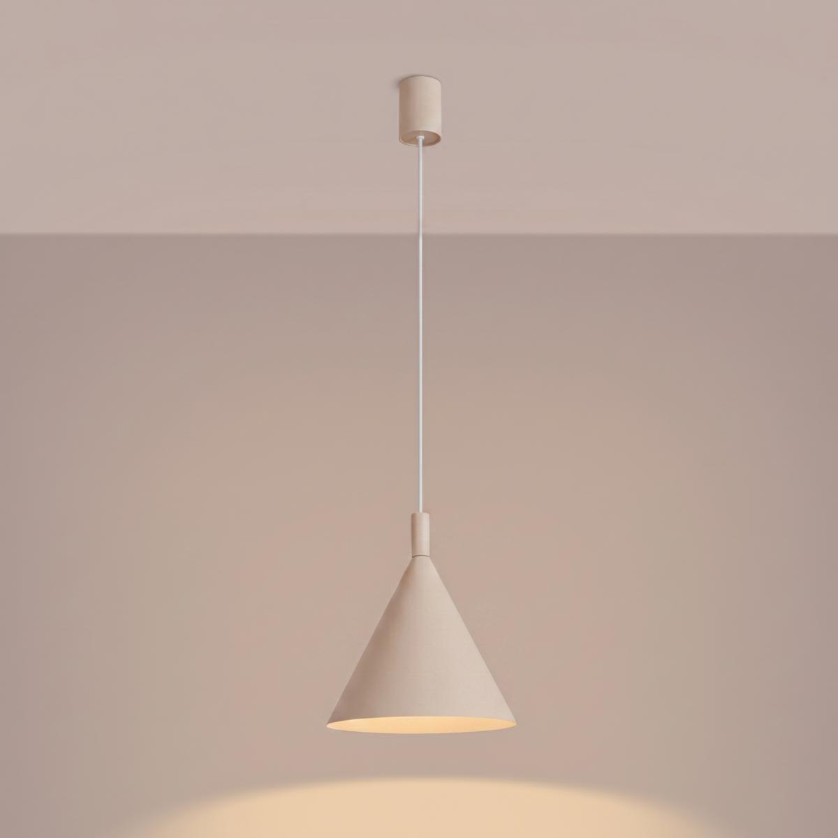 Sollux Lámpara colgante NOX 25 beige 