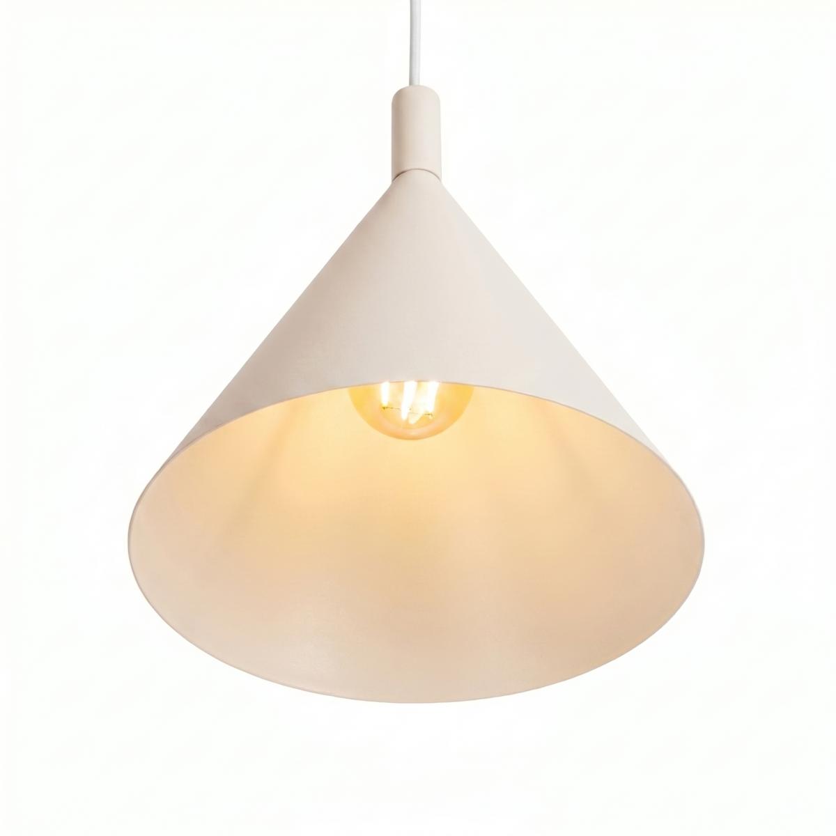 Sollux Lámpara colgante NOX 25 beige 