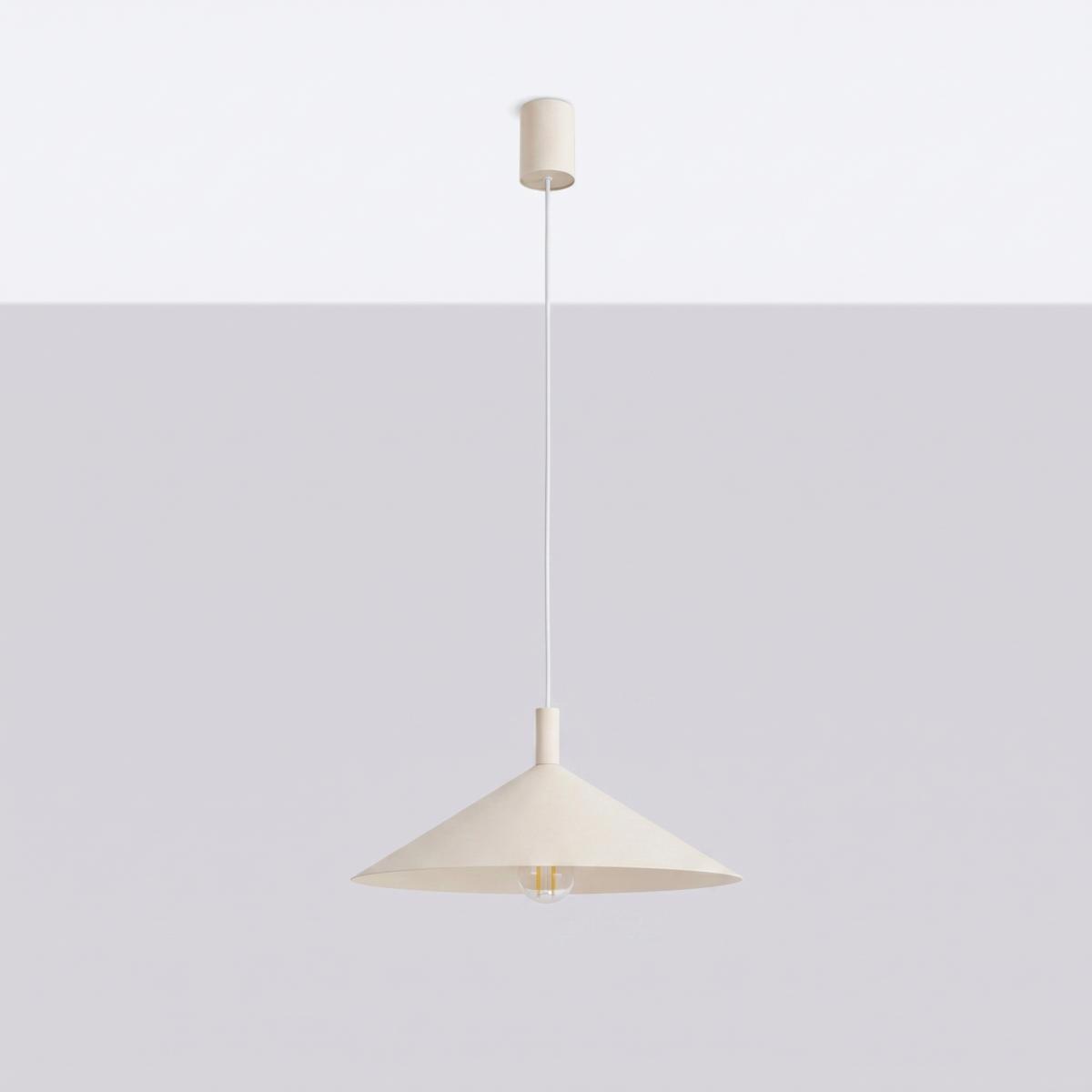 Sollux Lámpara colgante NOX 40 beige 
