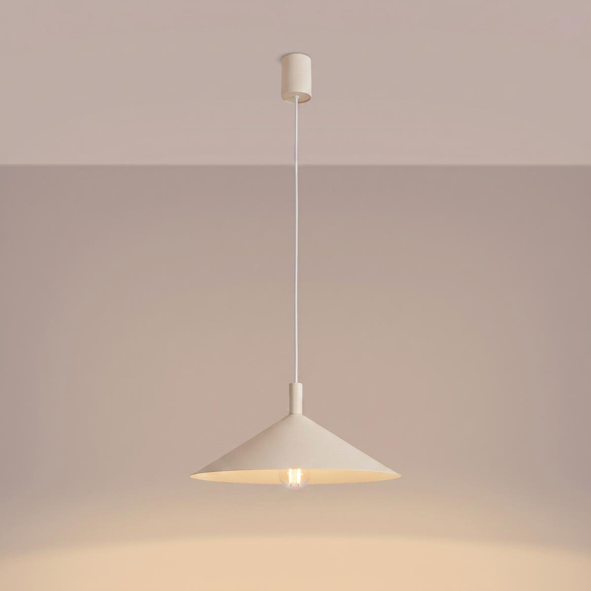 Sollux Lámpara colgante NOX 40 beige 