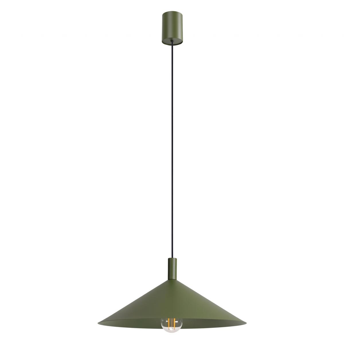 Sollux Lámpara colgante NOX 40 verde oliva 