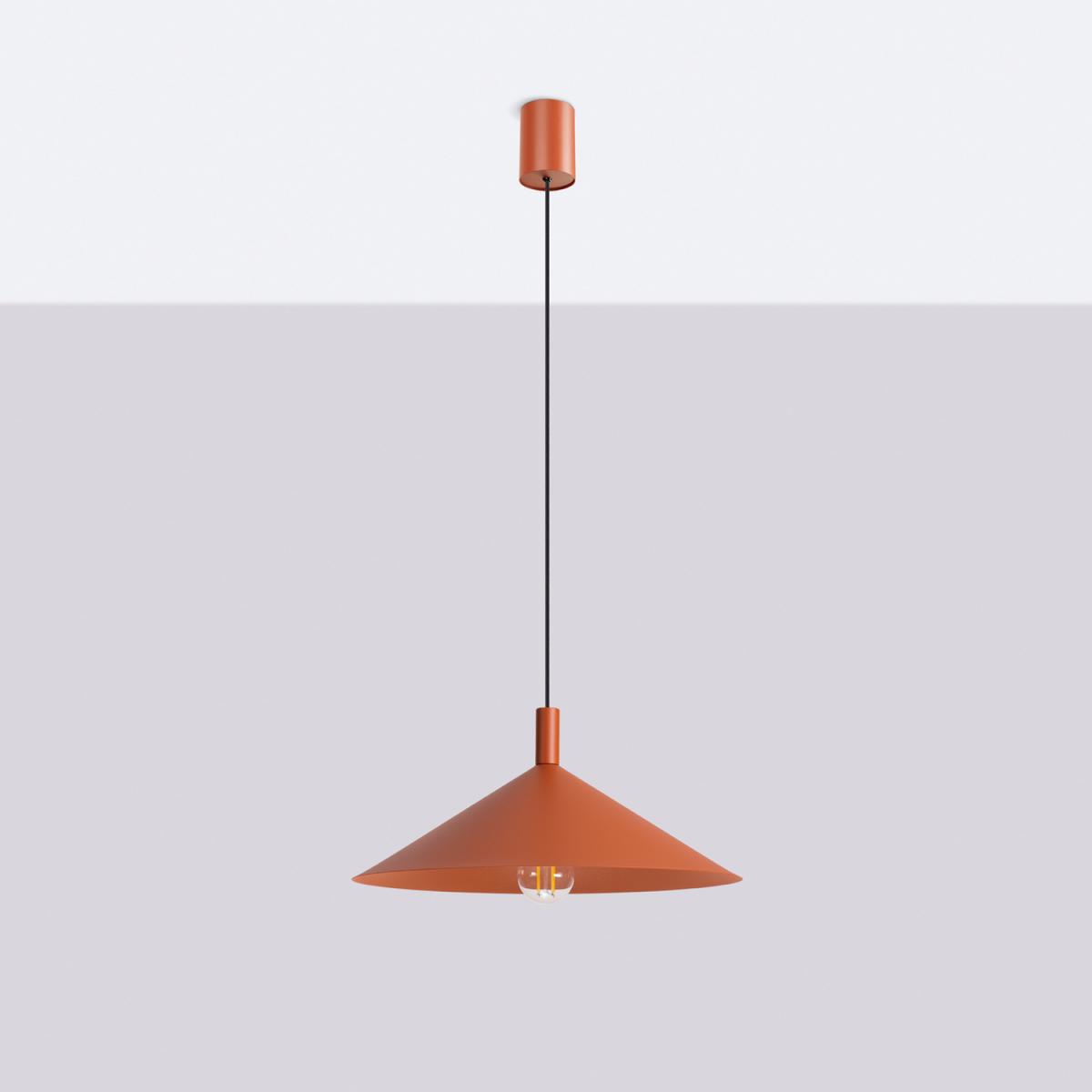 Sollux Lámpara colgante NOX 40 ocre rojo 