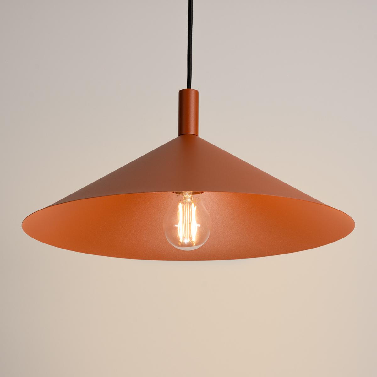 Sollux Lámpara colgante NOX 40 ocre rojo 