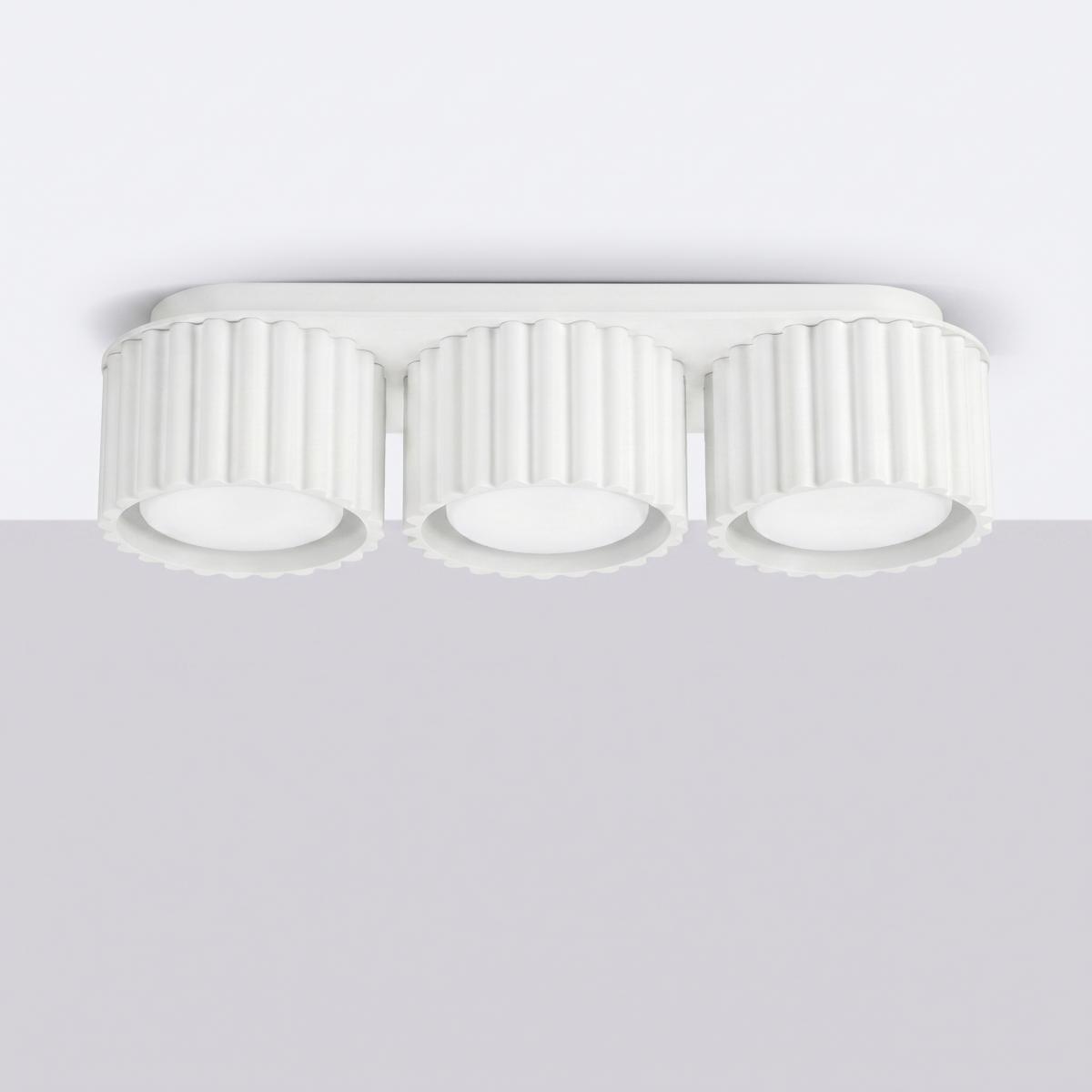 Sollux Plafón AURA 3 blanco Gx53 