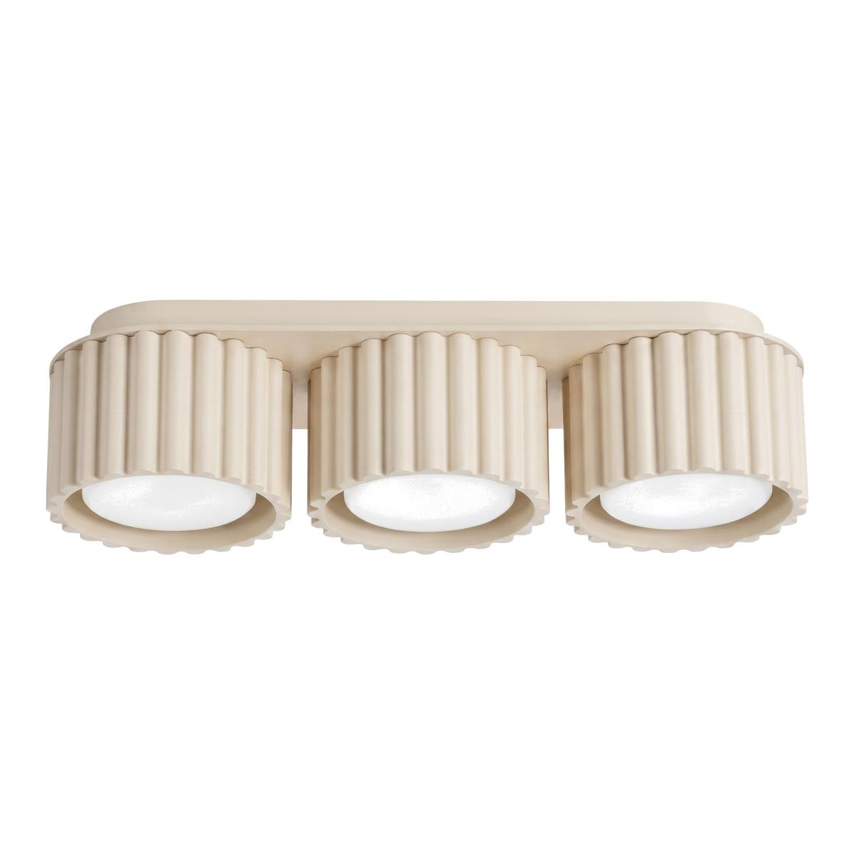 Sollux Plafón AURA 3 beige Gx53 