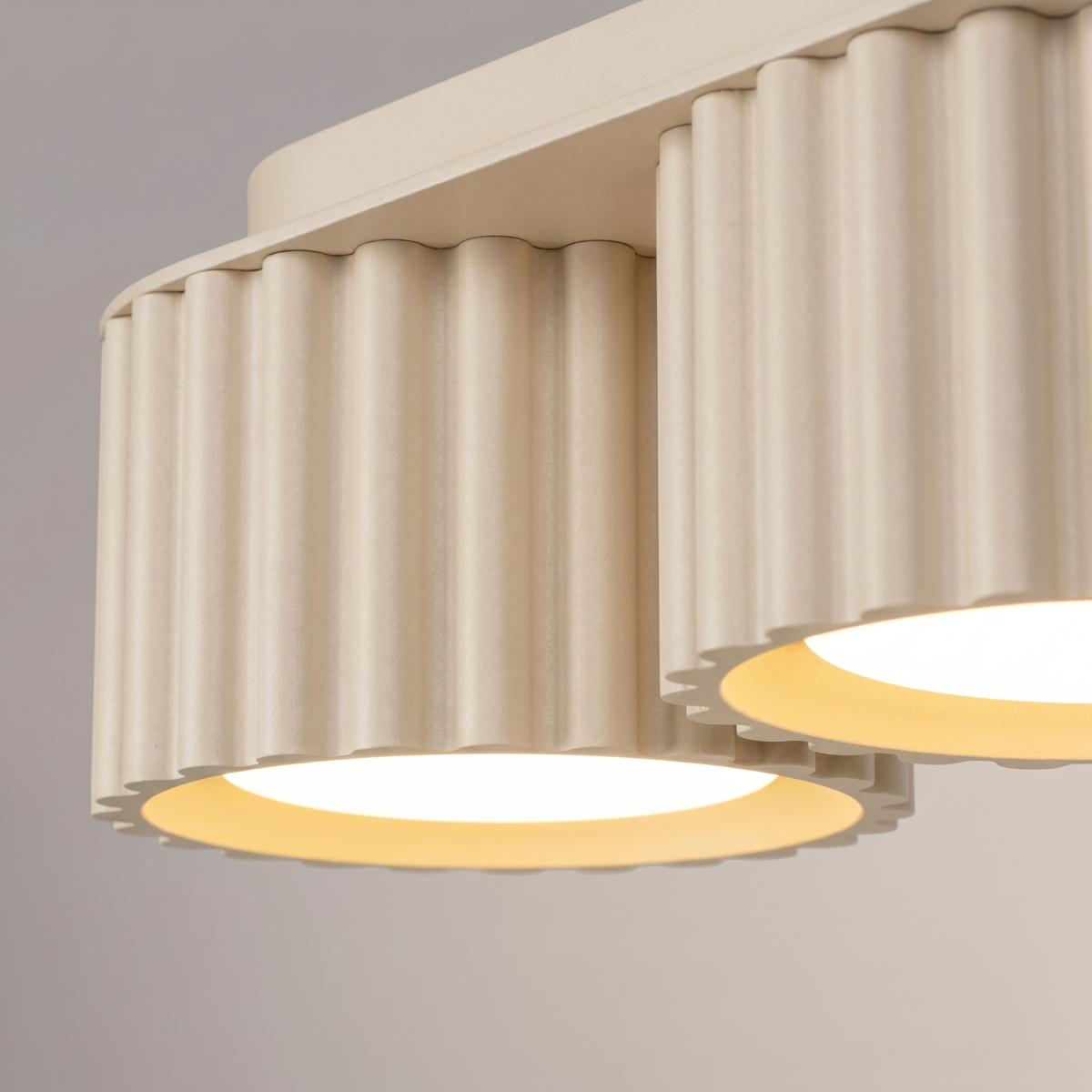 Sollux Plafón AURA 3 beige Gx53 