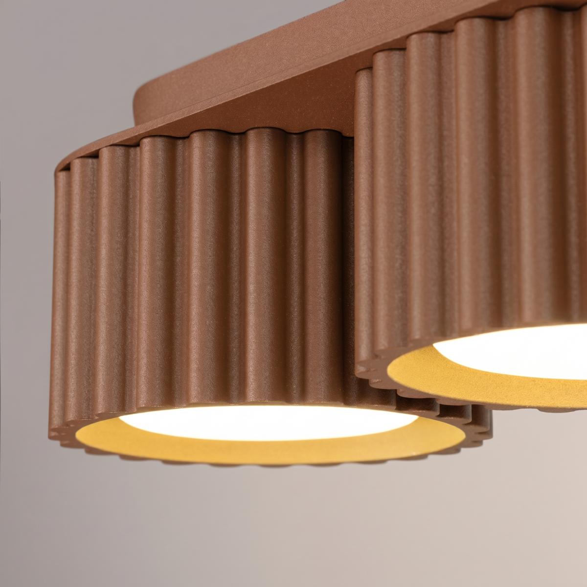 Sollux Plafón AURA 3 moca Gx53 