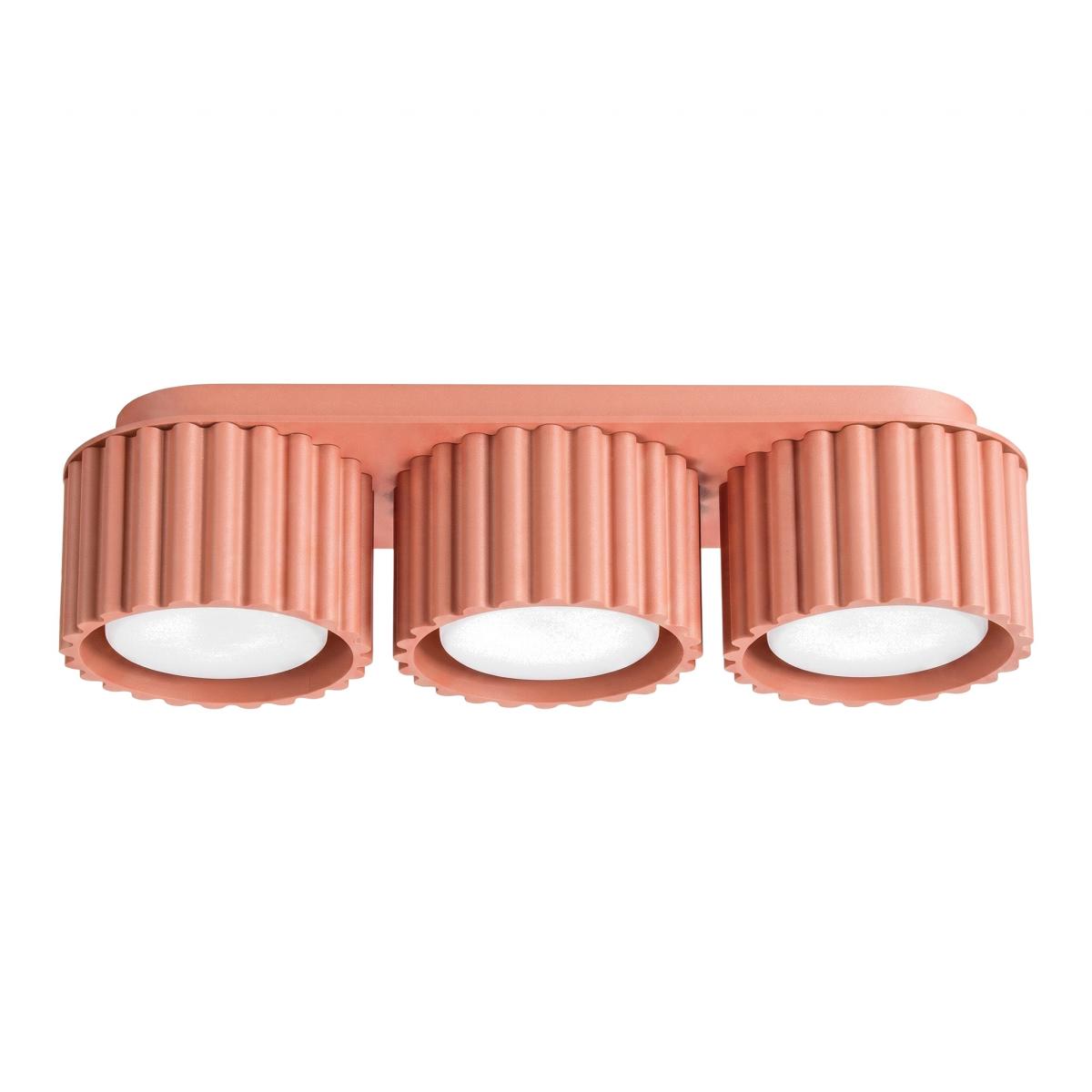 Sollux Plafón AURA 3 melocotón Gx53 