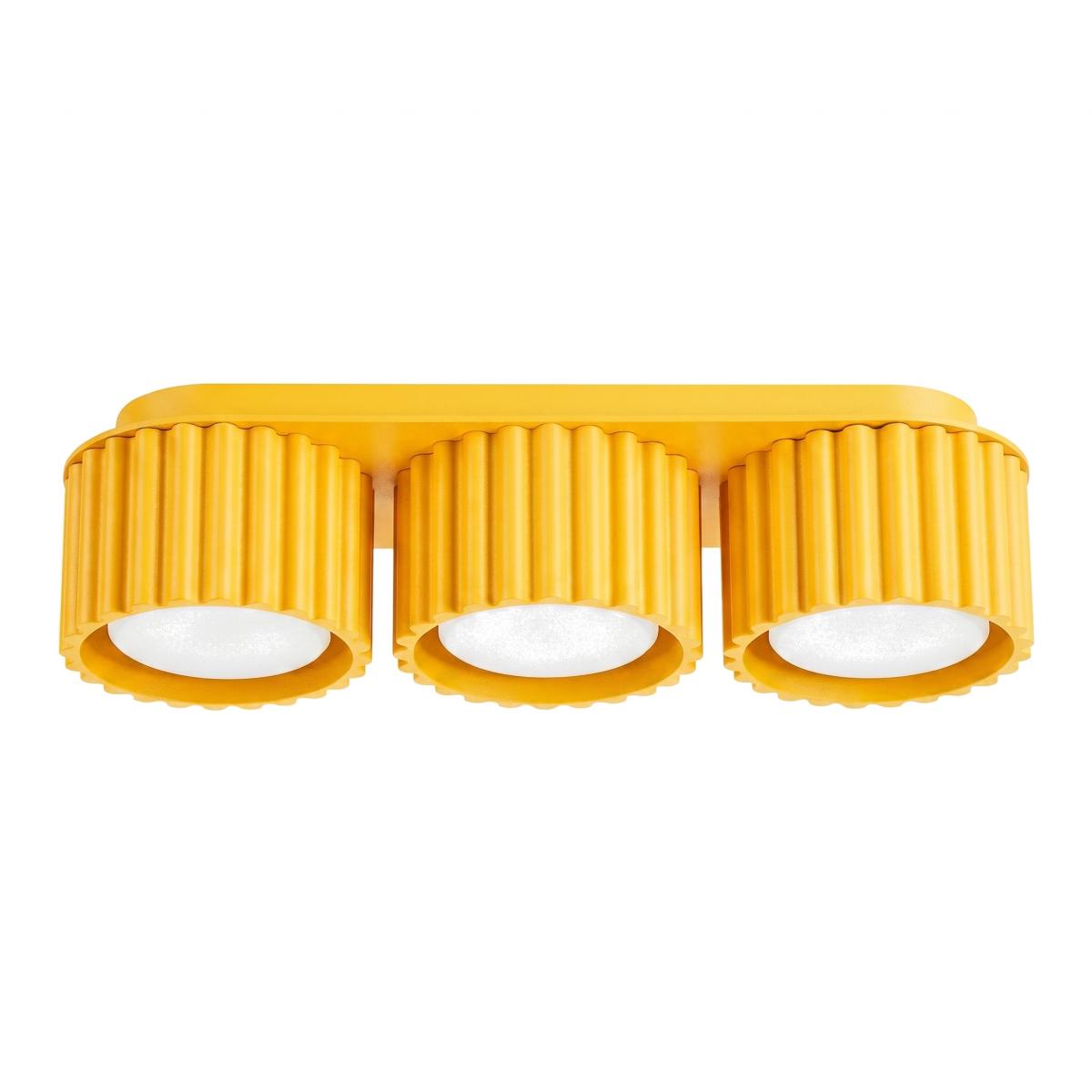 Sollux Plafón AURA 3 amarillo Gx53 