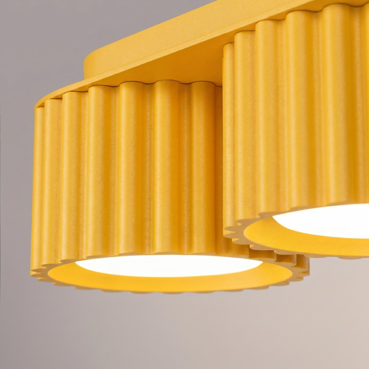 Sollux Plafón AURA 3 amarillo Gx53 