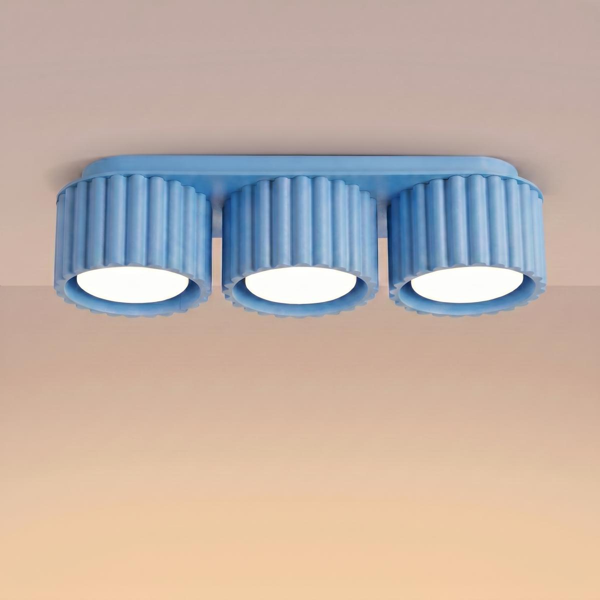 Sollux Plafón AURA 3 azur Gx53 