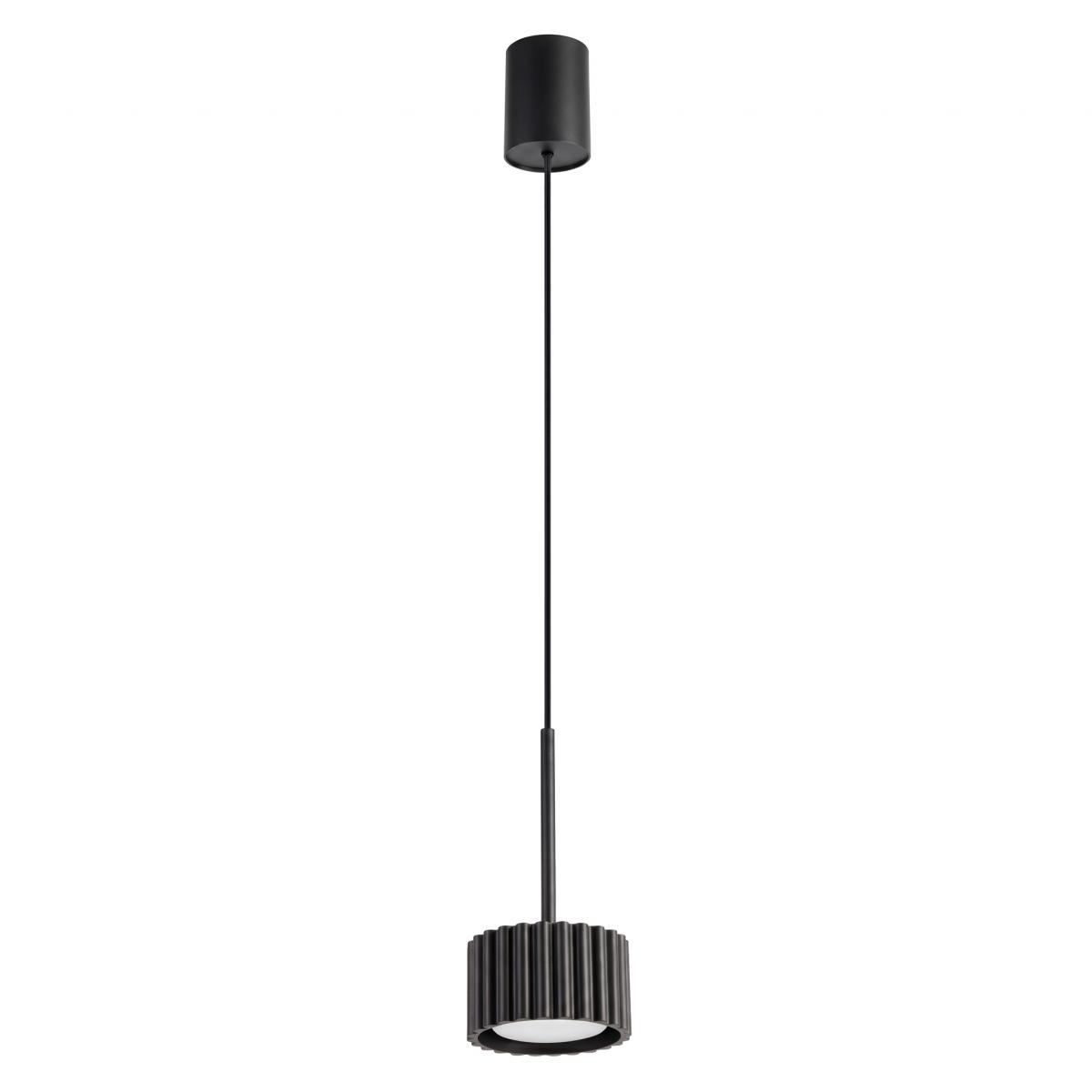 Sollux Lámpara colgante AURA 1 negro Gx53 