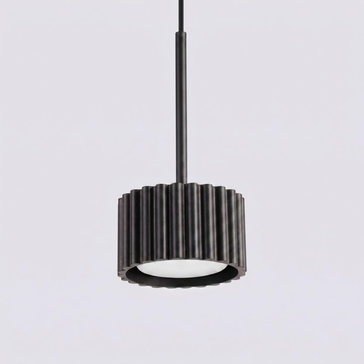 Sollux Lámpara colgante AURA 1 negro Gx53 