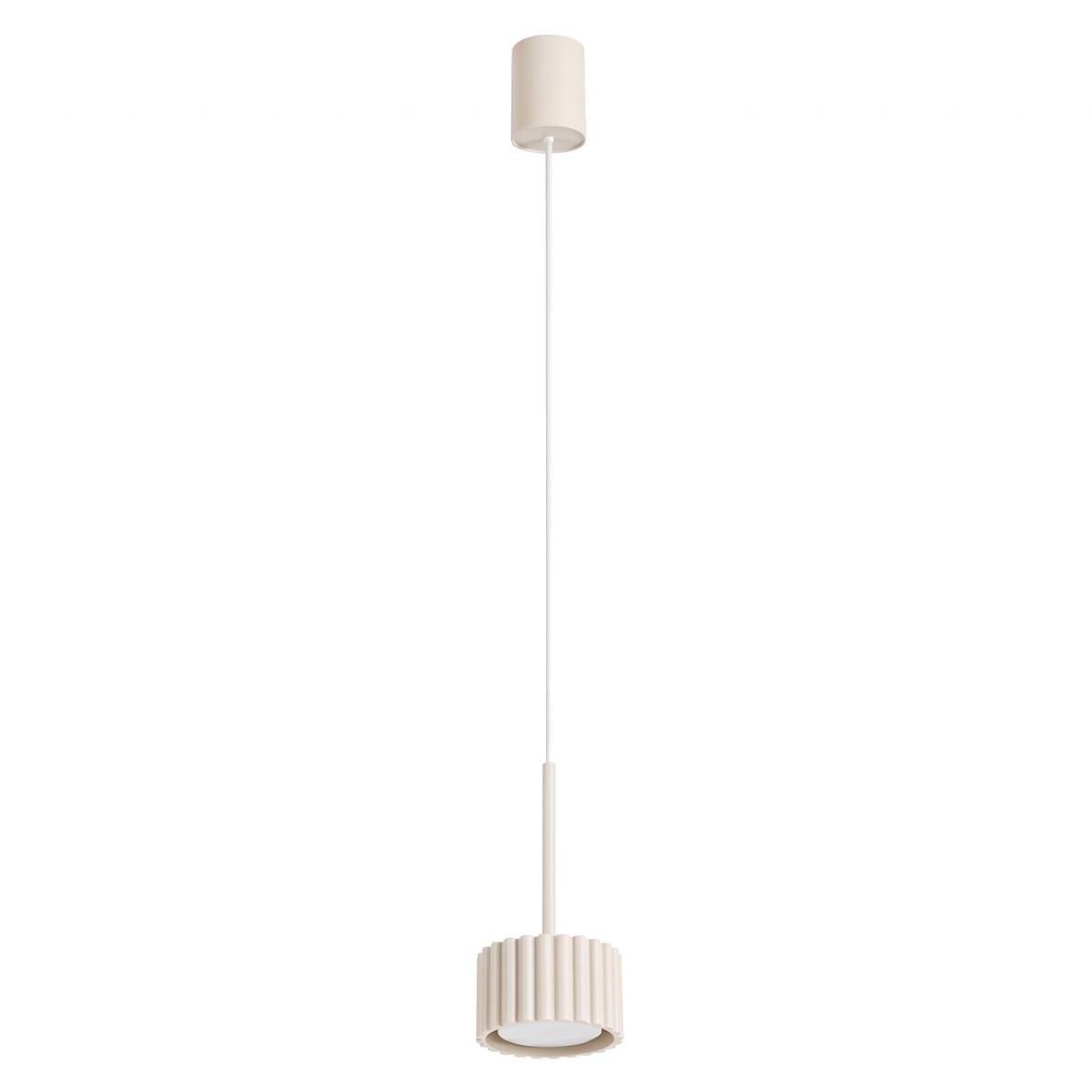 Sollux Lámpara colgante AURA 1 beige Gx53 