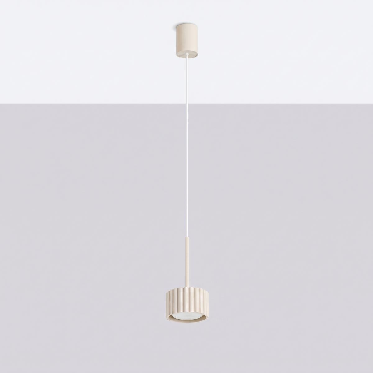 Sollux Lámpara colgante AURA 1 beige Gx53 
