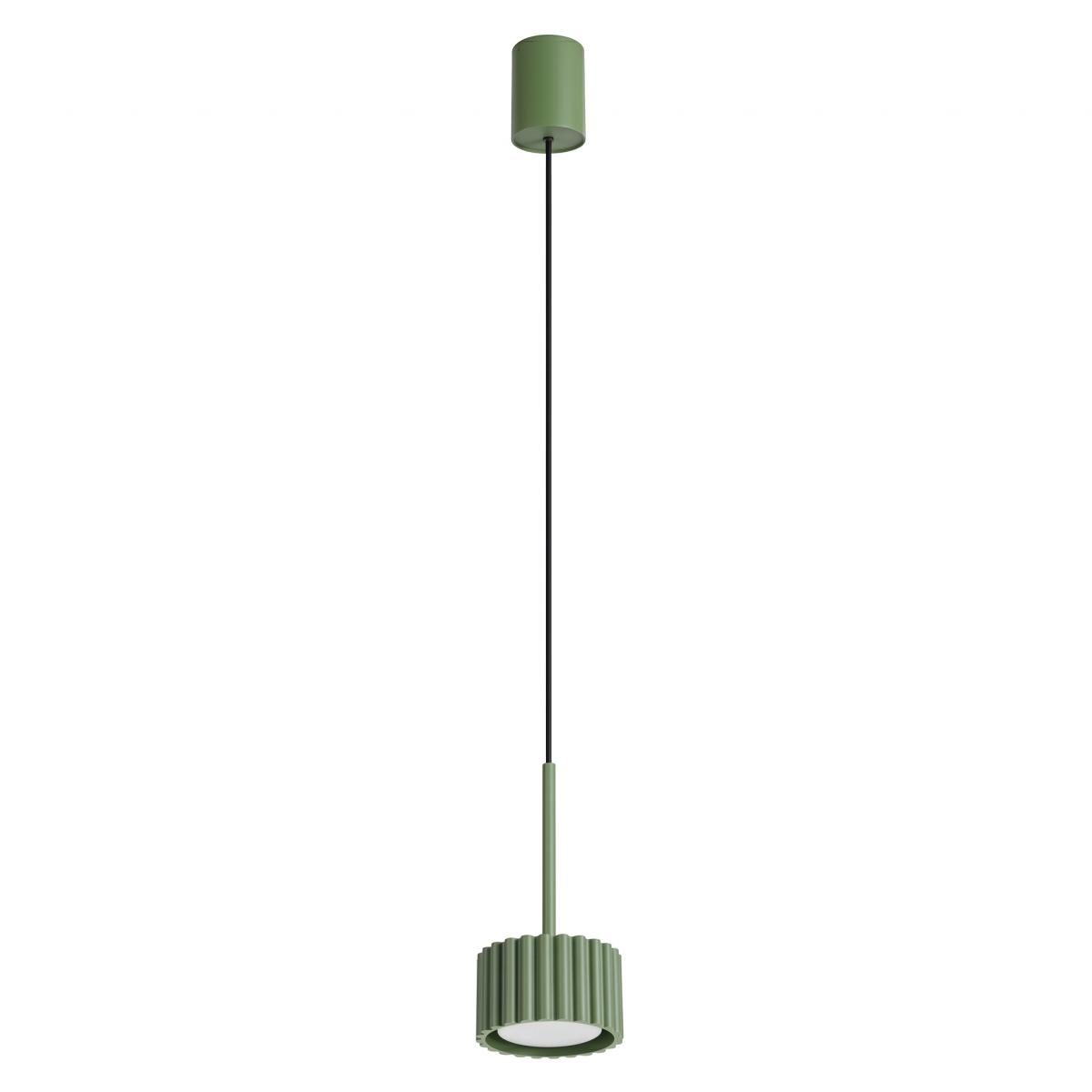 Sollux Lámpara colgante AURA 1 verde oliva Gx53 