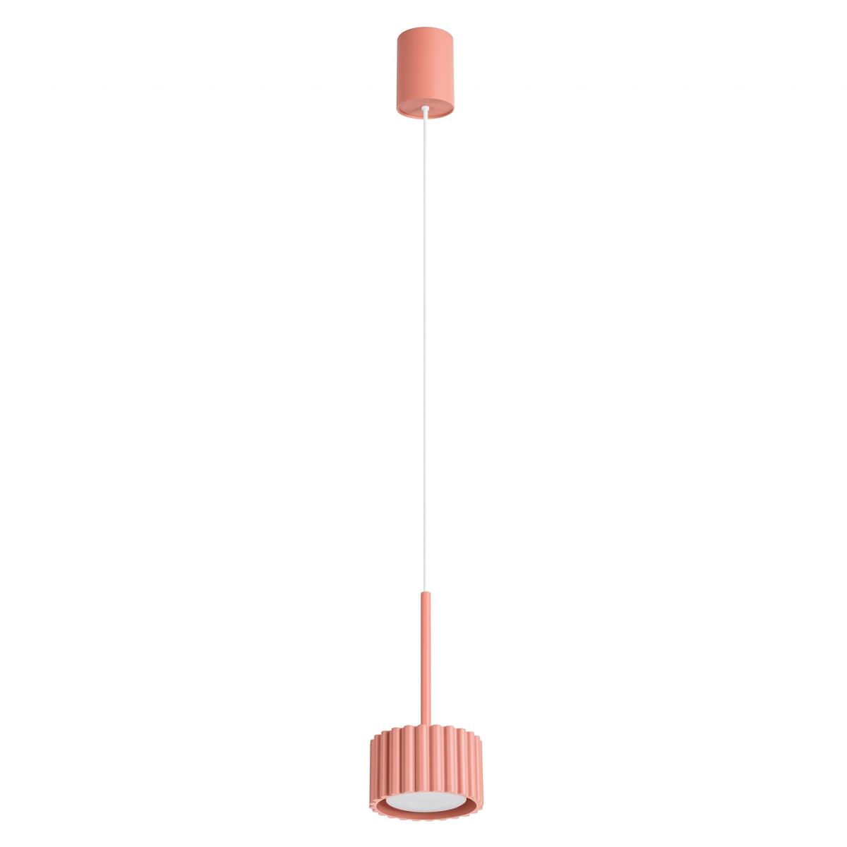 Sollux Lámpara colgante AURA 1 melocotón Gx53 