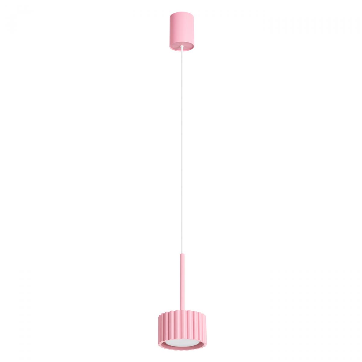 Sollux Lámpara colgante AURA 1 rosa Gx53 