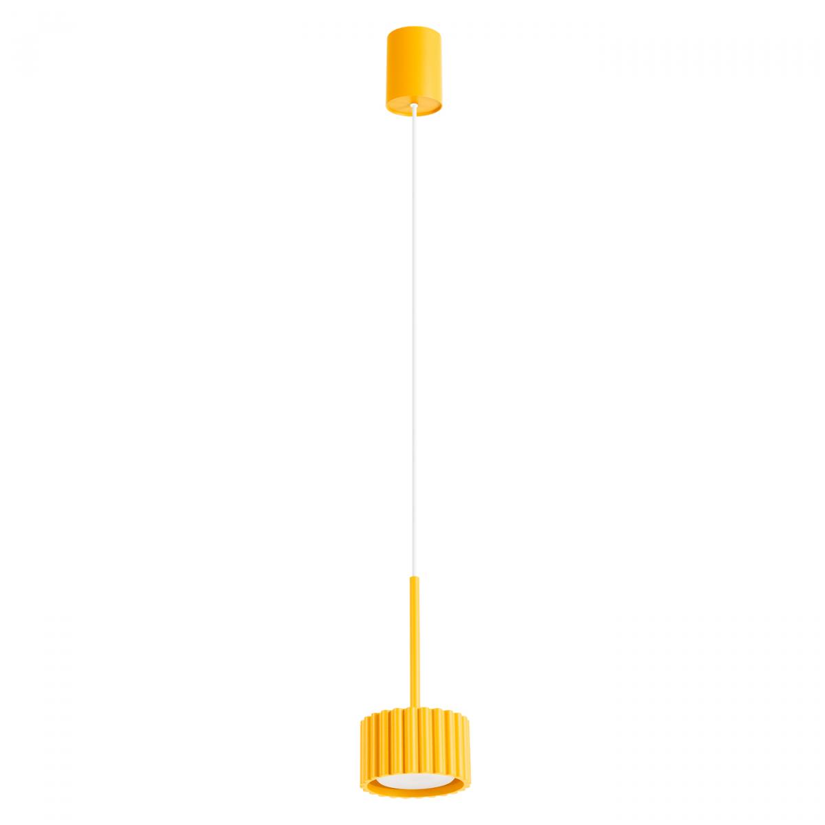 Sollux Lámpara colgante AURA 1 amarillo Gx53 