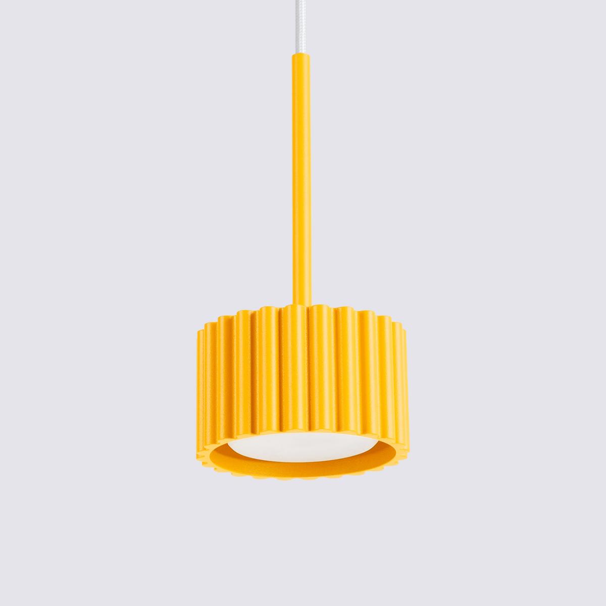 Sollux Lámpara colgante AURA 1 amarillo Gx53 